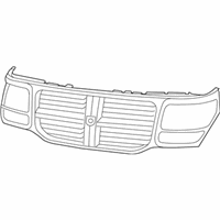 Dodge Nitro Grille - 1EY99GBSAE Grille, Deep Blue, Front