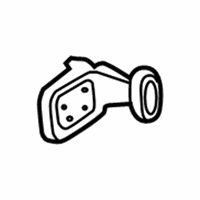 Dodge Ram 3500 Van Door Handle - 55076083 Handle, Inside, Rear Inner Passenger Side