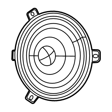 Dodge Durango Car Speakers - 5091020AC Door Speaker