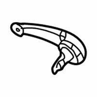Chrysler PT Cruiser Exterior Door Handle - 4724915AE Handle, Outside, Rear Outer Driver Side