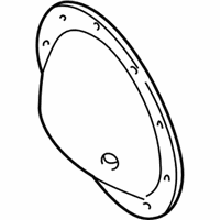 Jeep Grand Cherokee Differential Cover - 3723681AC Differential Cover, Rear