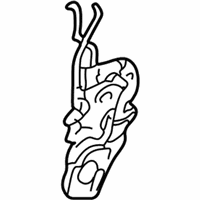 Dodge Stratus Door Latch Assembly - MR349946 Lock, Front Passenger Side