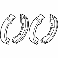 Dodge Stratus Brake Shoe Set - MR128640 Brake Shoes, Rear
