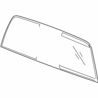Dodge Ram 2500 Windshield - 55275544AC Back Glass, Rear