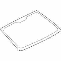 Jeep Windshield - 68214873AA Windshield, Front