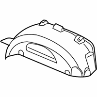 Jeep Wrangler Wheelhouse - 55157127AK Wheelhouse Liner, Rear Driver Side