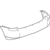 Jeep Patriot Bumper Cover - 68021293AA Bumper Cover, Rear