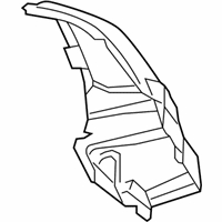 Dodge Viper Wheelhouse - 4865725AB Fender Liner Extension, Front Driver Side