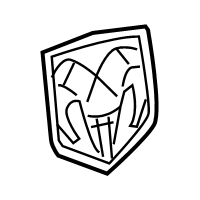 Dodge Journey Emblem - 5155658AA Emblem, Rear