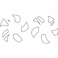 Chrysler Fan Blade - 4758293 Cooling Fan