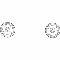 Dodge Fan Motor - 5072180AB Fan Motor, Passenger Side