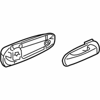 Chrysler Aspen Door Handle - 1EH601BMAA Handle, Outside, Steel Blue, Rear Outer Passenger Side