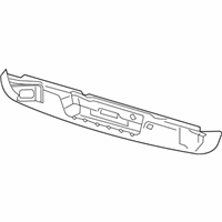 Dodge Ram 1500 Bumper - 68004420AB Bumper Assembly, Rear