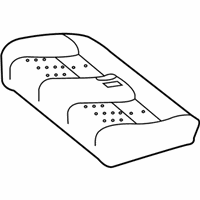 Dodge Sprinter 3500 Seat Cushion - 1HG961A6AA Seat Cushion, Gray, Center