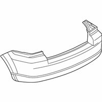 Dodge Caliber Bumper Cover - 68034464AC Bumper Cover, Rear