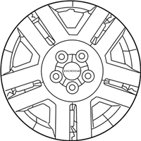 Dodge Avenger Wheel Cover - 5105668AE Wheel Cover