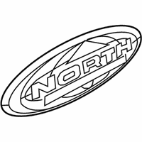 Jeep Compass Emblem - 5113554AA Nameplate, Front