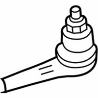 Dodge Charger Tie Rod End - 5142938AC Tie Rod End, Outer Passenger Side