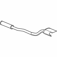 Chrysler Exhaust Resonator - 4880352AP Resonator & Pipe