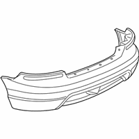 Dodge Viper Bumper Cover - 1CR60TZZAE Bumper Cover, Rear