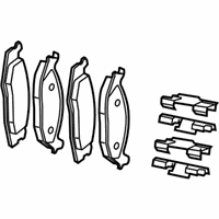 Jeep Commander Brake Pad - 5080868AD Pad Kit - Front Disc Brake