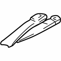 Dodge Ram 1500 Van Seat Belt - 5DW45XDV Buckle End, Slate Gray, Rear Center Outer