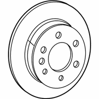 Dodge Sprinter 2500 Brake Disc - 68013764AA Rotor, Rear