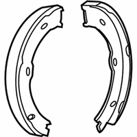 Dodge Sprinter 2500 Brake Shoe Set - 68019140AB Parking Brake Shoes, Rear