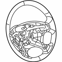 Dodge Caravan Steering Wheel - SA44ZP7AB Steering Wheel, Green