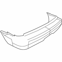 Chrysler Aspen Bumper Cover - 68002935AB Bumper Cover, Rear