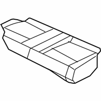 Dodge Caliber Seat Cover - 1LZ431DVAA Cushion Cover, Beige, Rear