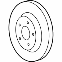 Jeep Commander Brake Disc - 52089275AB Rotor, Rear