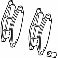 Chrysler Pacifica Brake Pad - 5134358AA Brake Pads, Front