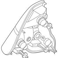 Chrysler 300M Back Up Light - 4780050AH Tail Lamp Assembly, Rear Passenger Side