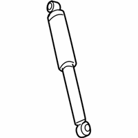 Chrysler PT Cruiser Shock Absorber - 4656678AI Shock Absorber, Rear