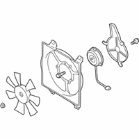 Chrysler Fan Motor - MR958425 Fan Assembly