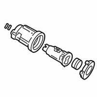 Chrysler PT Cruiser Door Lock Cylinder - 5016732AC Lock Cylinder, Rear