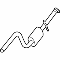 Chrysler Sebring Exhaust Resonator - 4764930AD Resonator & Pipe