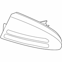 Dodge Back Up Light - 4574960AN Tail Lamp Assembly, Rear Passenger Side