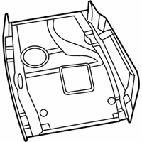 Dodge Ram 3500 Center Console Base - 1BP561DHAB Console Base, Slate Gray/Taupe, Front Center