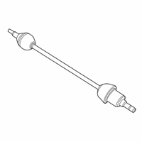 Chrysler Axle Shaft - 4880213AJ Axle Assembly, Front Driver Side