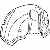 Chrysler Concorde Wheelhouse - 4575413AI Wheelhouse Liner, Rear Driver Side