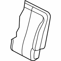 Chrysler Pacifica Seat Cover - YM471DVAA Seat Back Cover, Gray, Rear Center Driver Side