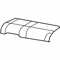 Jeep Liberty Seat Cover - 1JT821DVAA Cushion Cover, Gray, Rear Driver Side