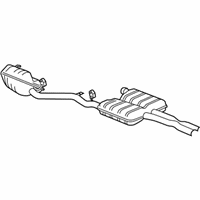 Dodge Challenger Muffler - 4578700AE Muffler & Pipe, Passenger Side