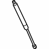 Chrysler Pacifica Trunk Lid Lift Support - 5054246AC Lift Cylinder, Driver Side