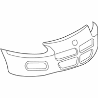 Dodge Stratus Bumper Cover - 4805251AB Bumper Cover, Front