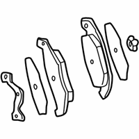 Chrysler PT Cruiser Brake Pad - 5086567AB Brake Pads, Rear