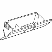 Dodge Journey Glove Box - 1GX111DVAC Glove Box, Gray, Front