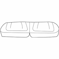 Dodge Caravan Seat Cushion - 1AM651J1AA Seat Cover, Rear Driver Side